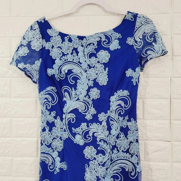 JS Collections Soutache Cocktail Sheath Dress.8 - Picture 11 of 11